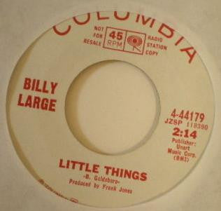 Little Things - Large, Billy