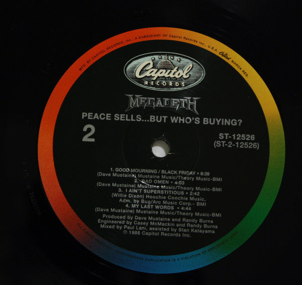 Peace Sells... But Who's Buying? - Megadeth
