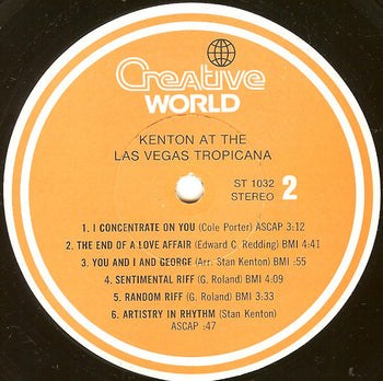 Kenton At The Las Vegas Tropicana - Kenton, Stan