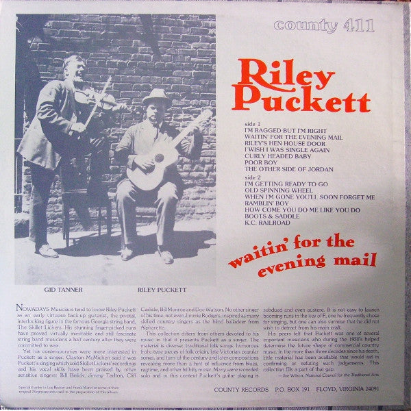 Waitin' For The Evening Mail - Puckett, Riley