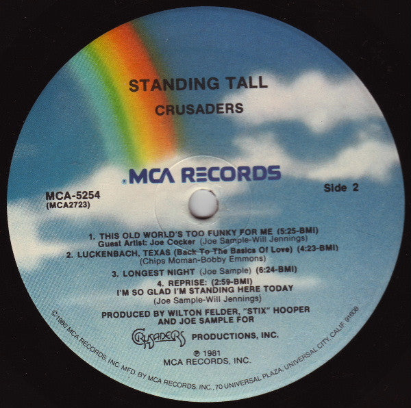Standing Tall - Crusaders
