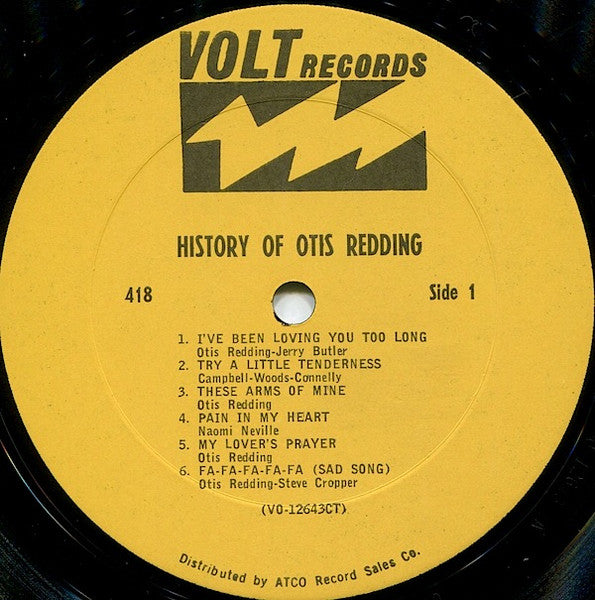 History Of Otis Redding - Redding, Otis