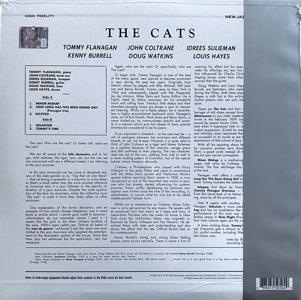 The Cats - Coltrane, John / Flanagan, Tommy / Sulieman, Idree