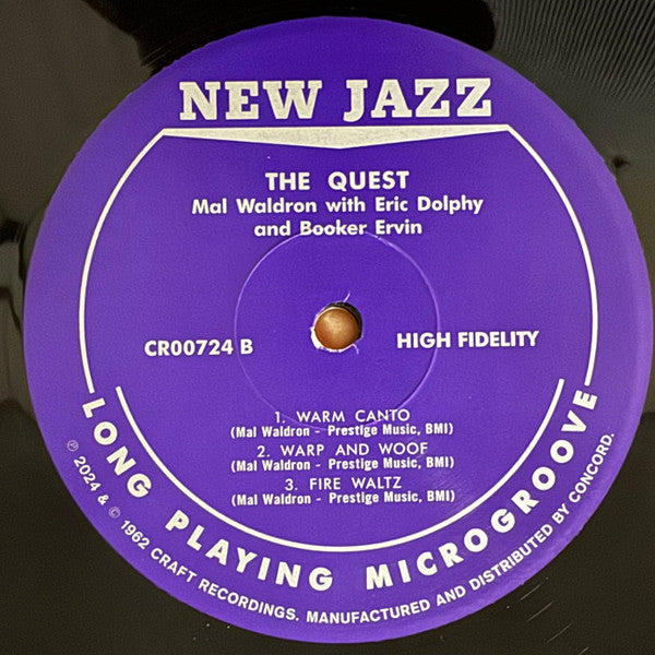 The Quest - Waldron, Mal / Dolphy, Eric / Ervin, Booker