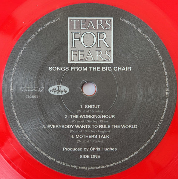 Songs From The Big Chair - Tears for Fears