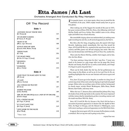 At Last! - James, Etta