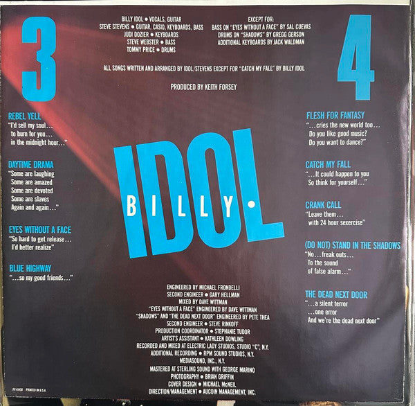 Rebel Yell - Idol, Billy
