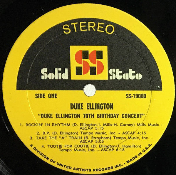 Duke Ellington's 70th Birthday Concert - Ellington, Duke