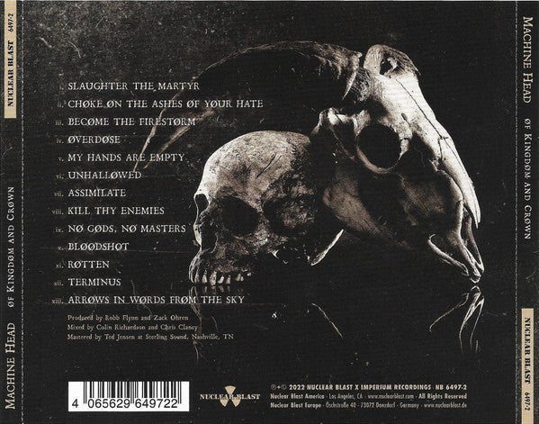 Øf Kingdøm And Crøwn - Machine Head