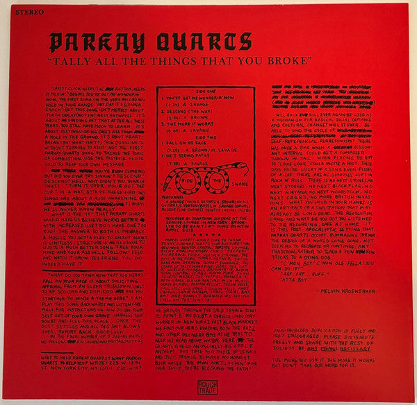 Tally All the Things You Broke - Parquet Courts