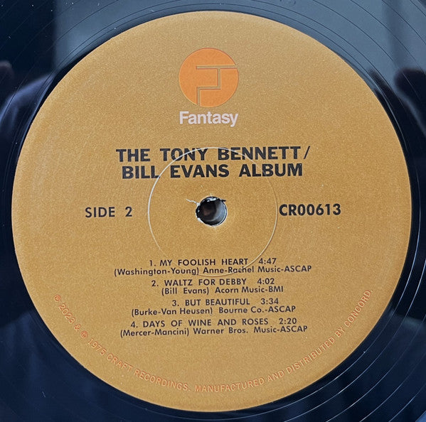 The Tony Bennett Bill Evans Album  (Original Jazz - Bennett, Tony / Evans, Bill