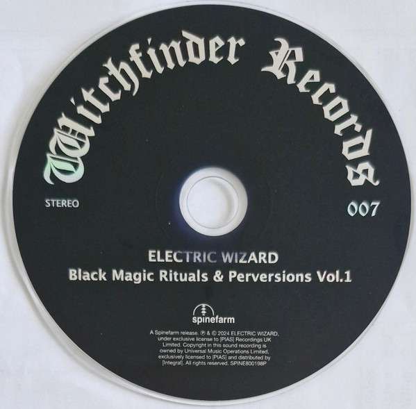 Black Magic Rituals & Perversions Vol. 1 - Electric Wizard [CD]