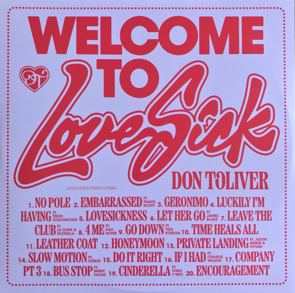 Love Sick - Toliver, Don