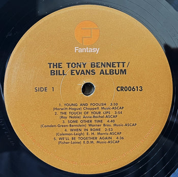 The Tony Bennett Bill Evans Album  (Original Jazz - Bennett, Tony / Evans, Bill