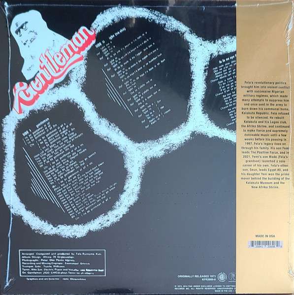 Gentleman [Limited Edition] (Aniv) (Smok) - Fela Kuti