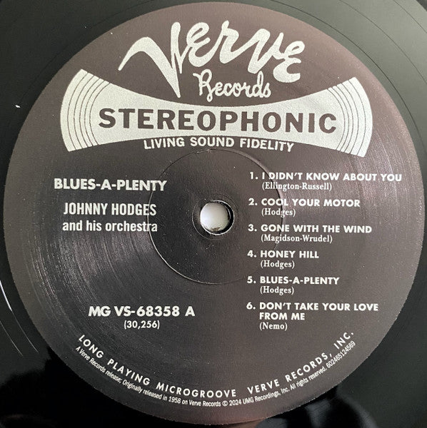 Blues A Plenty (Verve Acoustic Sounds Series) - Hodges, Johnny