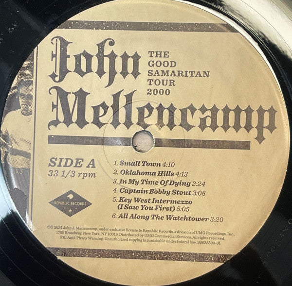 The Good Samaritan Tour 2000 - Mellencamp, John