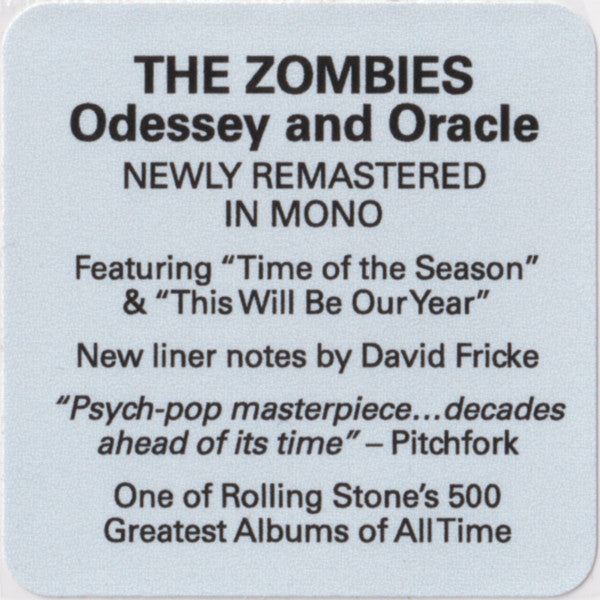 Odessey And Oracle - Zombies