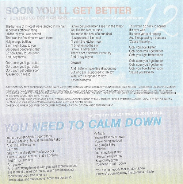 Lover - Swift, Taylor