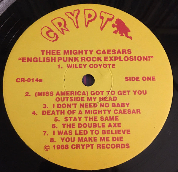 English Punk Rock Explosion!! - Thee Mighty Caesars