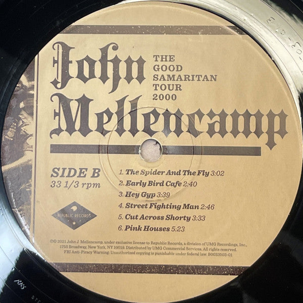 The Good Samaritan Tour 2000 - Mellencamp, John
