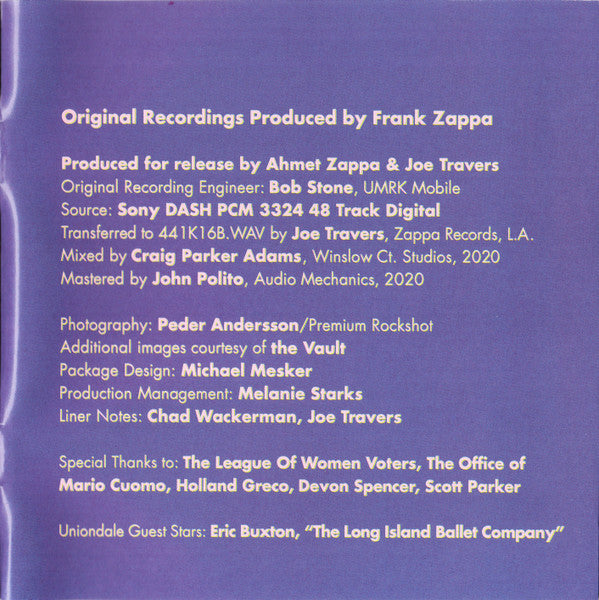 Zappa '88: The Last Us Show - Zappa, Frank