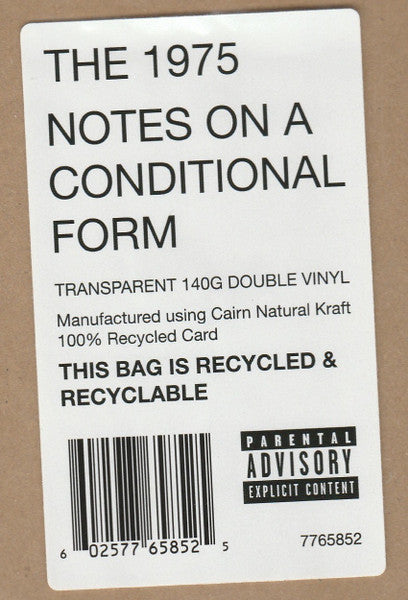 Notes On A Conditional Form - 1975, The