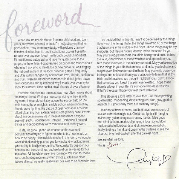 Lover - Swift, Taylor
