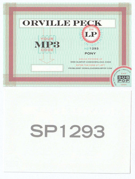 Pony - Peck, Orville