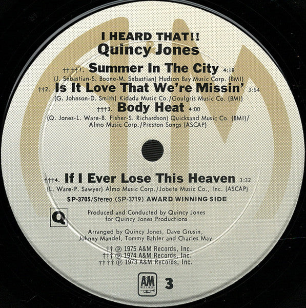 I Heard That!! - Jones, Quincy