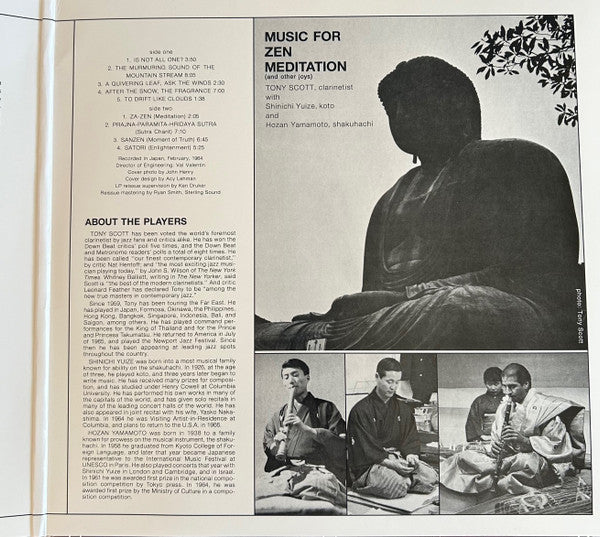 Musc For Zen Meditation - Scott, Tony