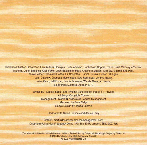 Instant Holograms On Metal Film - Stereolab