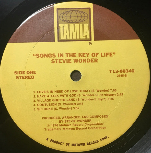 Songs In The Key Of Life - Wonder, Stevie