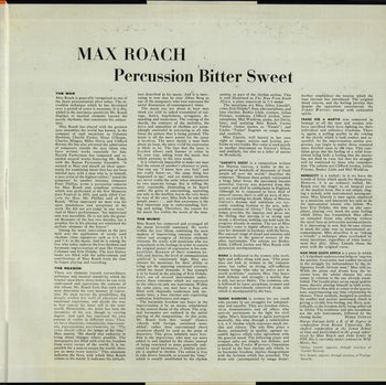 Percussion Bitter Sweet - Roach, Max