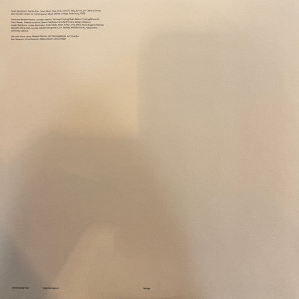 Refuge - Banhart, Devendra & Noah Georgeson