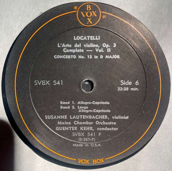 L'Arte del Violino, Vol II, Concerti 7-12 - Locatelli