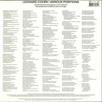 Various Positions - Cohen, Leonard