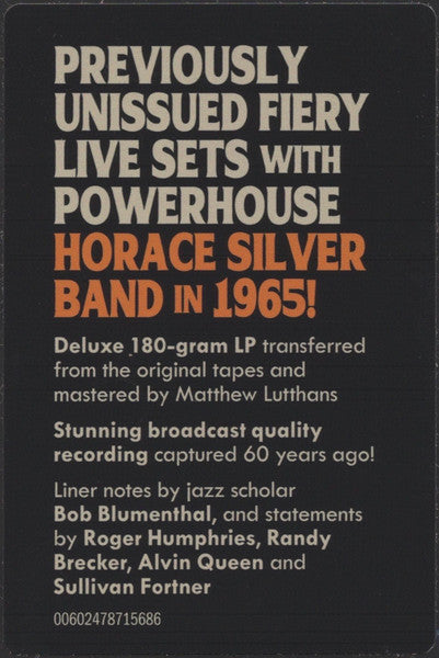 Silver In Seattle: Live At The Penthouse - Silver, Horace