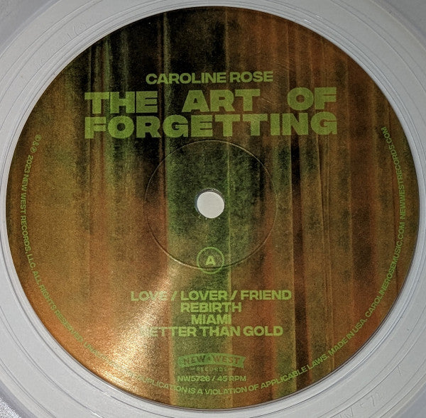The Art Of Forgetting - Rose, Caroline