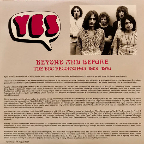Beyond & Before - Bbc Recordings 1969-1970 - Yes
