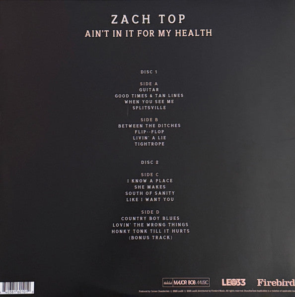 Ain't In It For My Health - Top, Zach