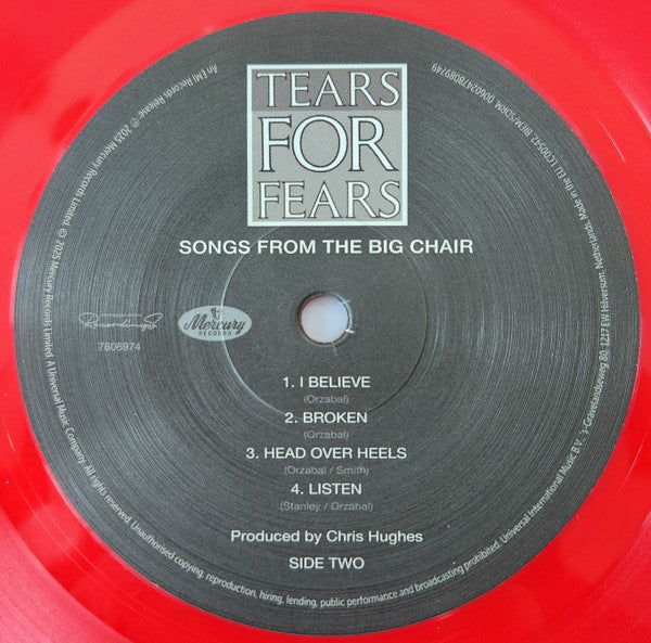 Songs From The Big Chair - Tears for Fears