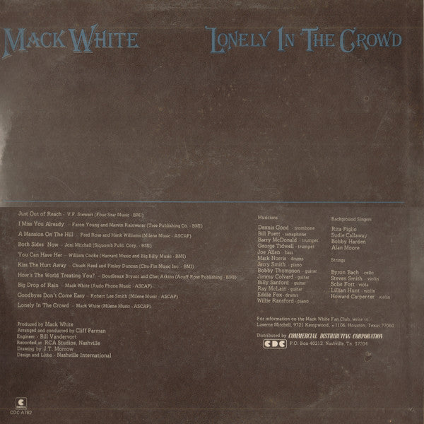 Lonely In The Crowd  - White, Mack