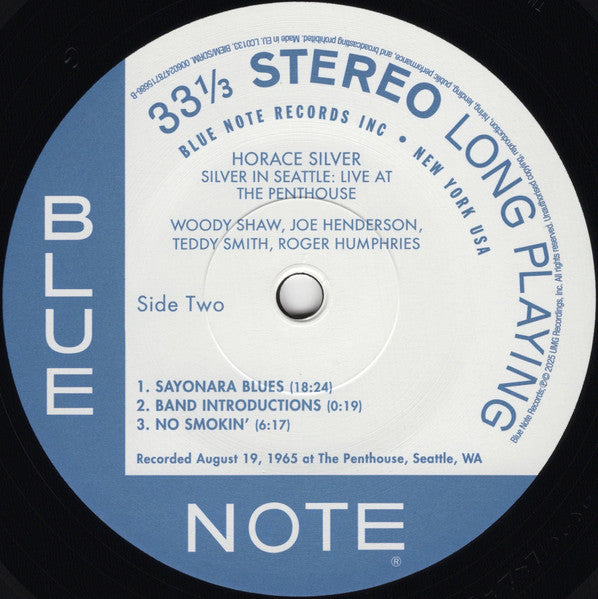 Silver In Seattle: Live At The Penthouse - Silver, Horace