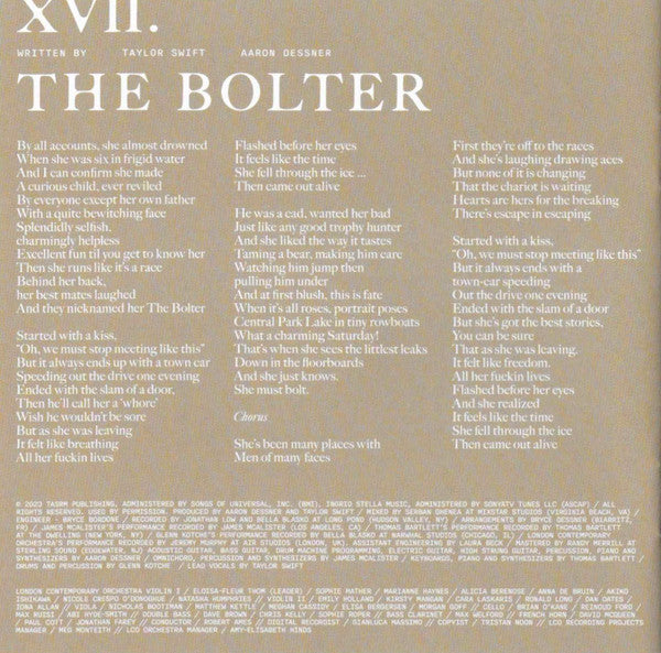 The Tortured Poets Department - Swift, Taylor