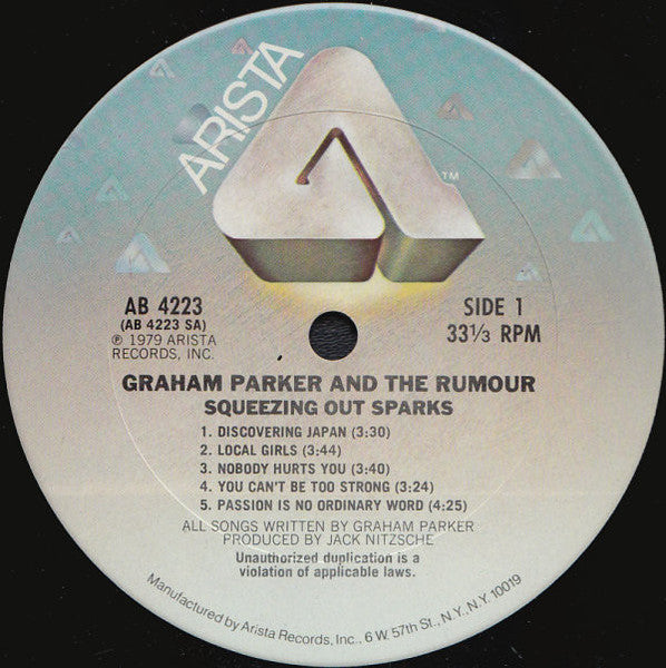 Squeezing Out Sparks - Parker, Graham And The Rumour