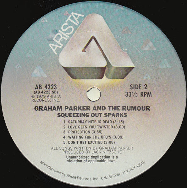 Squeezing Out Sparks - Parker, Graham And The Rumour