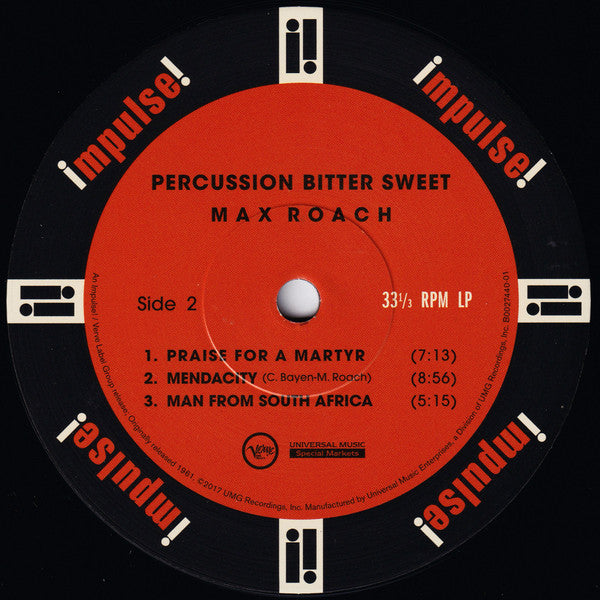 Percussion Bitter Sweet - Roach, Max