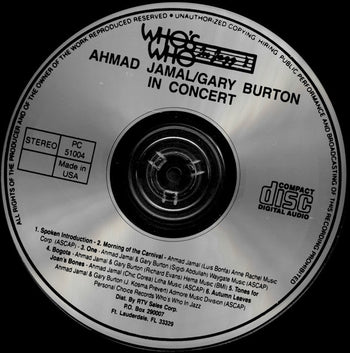 In Concert - Jamal, Ahmad