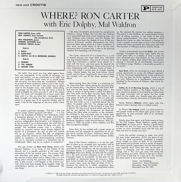Where? - Carter, Ron / Waldron, Mal / Dolphy, Eric